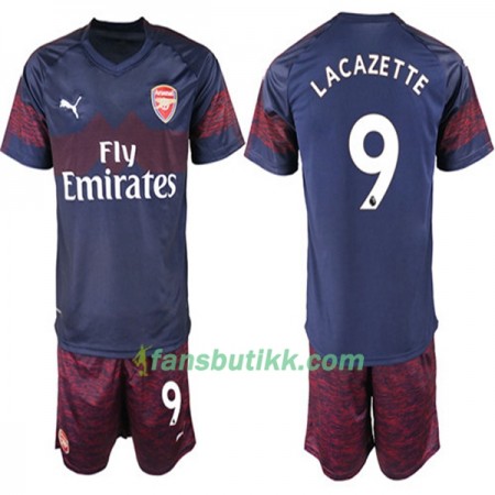 Fotballdrakt Arsenal Alexandre Lacazette 9 Barn Bortetrøye 2018-2019 Kortermet